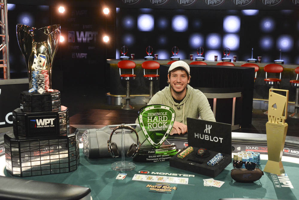 Daniel Weinman Wins $381,500 and 2018 Audi S5 in Monster WPT Tournament of Champions at Seminole Hard Rock Hotel & Casino Hollywood